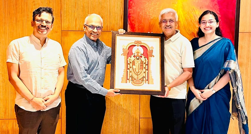 IIM Visakhapatnam Director calls on Member NITI Aayog